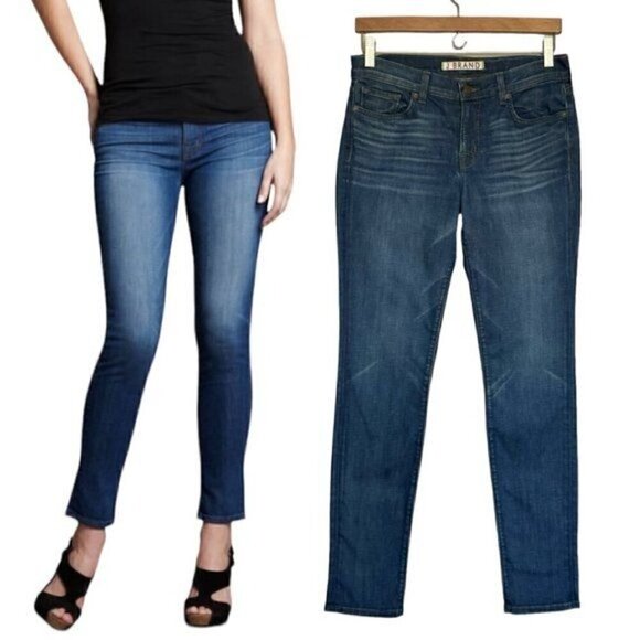 J Brand Jeans 811 Medium-Rise Skinny Venice Jeans Women's Sz. 28 - Picture 1 of 16